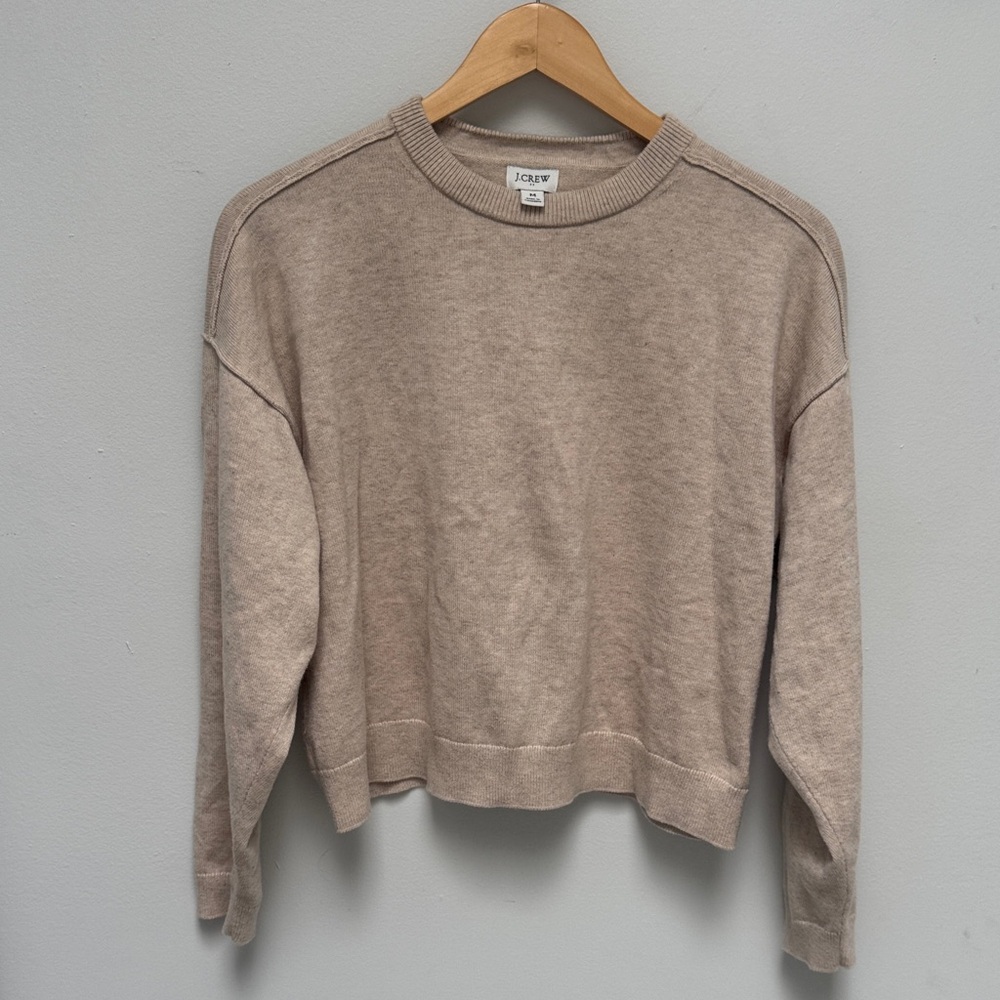 J. Crew Beige Knit Pullover